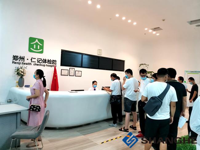 hahabet星辰大海科技身高体沉秤用于体检中心